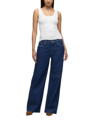 Rylee Low Rise Loose Jeans in Rinse