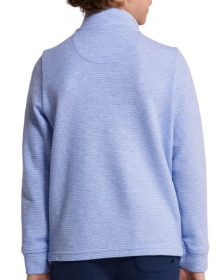 Boys' Saltwater Stripe Quarter Zip Mock Neck Sweatshirt - Little Kid, Big Kid 