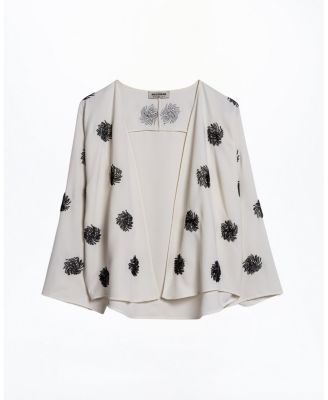 Beaded Open Front Kimono