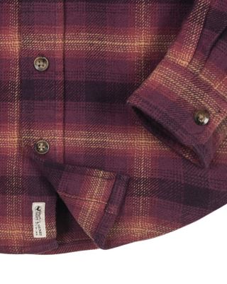  Unisex Organic Long Sleeve Flannel Button Down Shirt