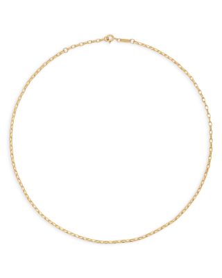  Open Link Chain Necklace, 16"