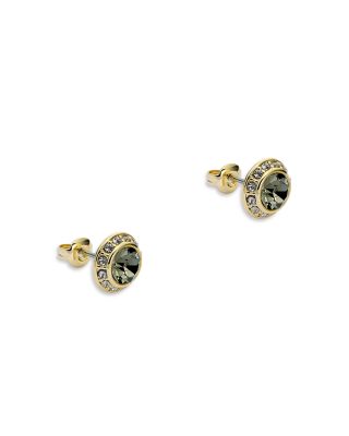 Soletia Solitaire Sparkle Crystal Stud Earrings
