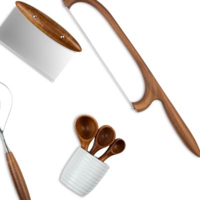 Breaking Bread Measuring Spoons and Canister, Set of Four