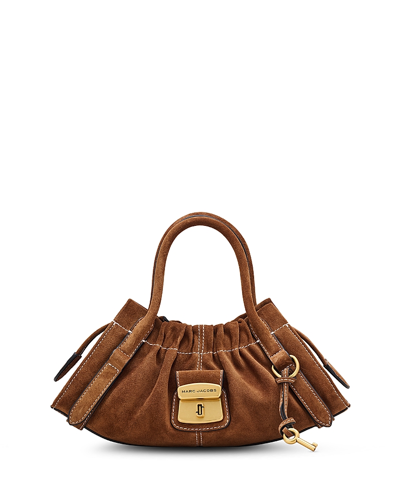 Marc Jacobs The Dakota Small Suede Satchel In Brown