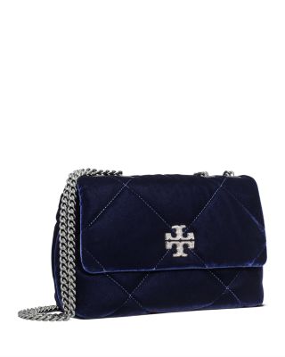 Kira Diamond Quilt Velvet Shoulder Bag