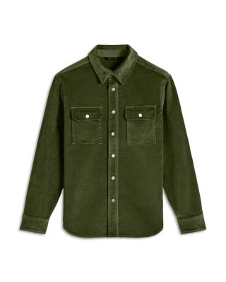 Snap Front Corduroy Overshirt