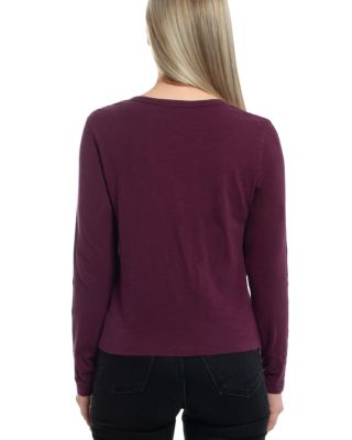 Mixed Media Lace Inset Tee