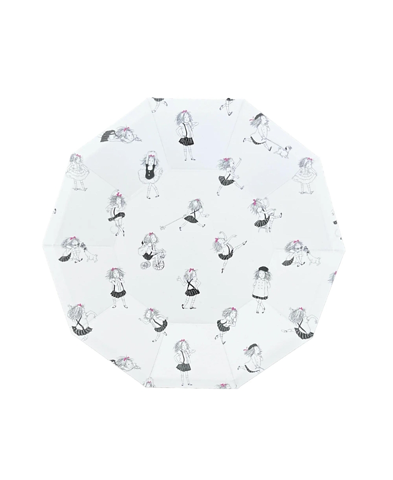 Jollity & Co Eloise At The Plaza Small Paper Plates, Set Of 8 In Multi