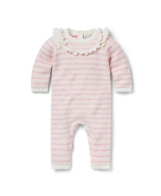 Girls' Striped Ruffle One-Piece - Baby