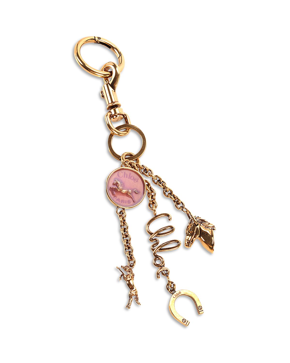 Chloe Symbols Coin Horse Bag Charm