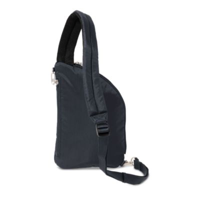 The Travel Smart Edit Securtex Anti Theft Half Moon Sling Bag