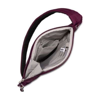 The Travel Smart Edit Securtex Anti Theft Half Moon Sling Bag