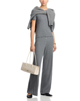 Pointelle Tee &amp; Pointelle Boxer Pants