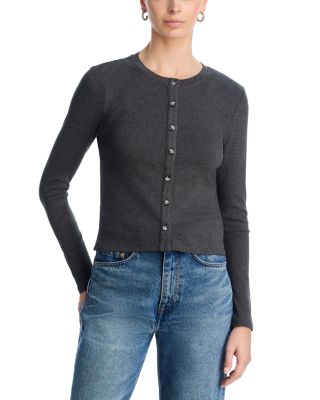 Maureen Luxe Rib Fitted Cardigan