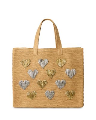 Be Mine Straw Tote