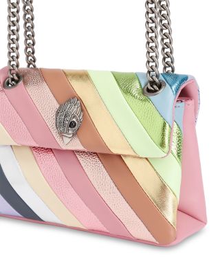 Kensington Mini Leather Stripe Convertible Crossbody