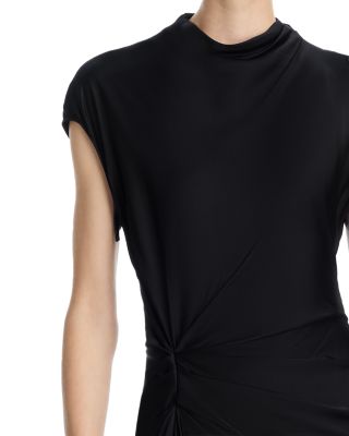 Alma Side Gathered Dress