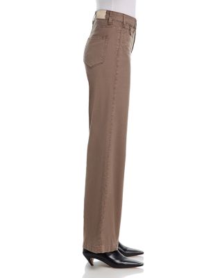 Anessa High Rise Wide Leg Jeans in Vintage Mushroom Taupe