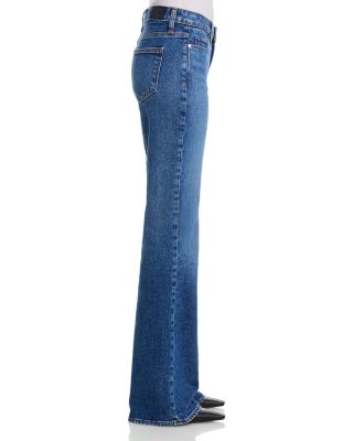 Sofia Mid Rise Soft Flare Jeans in Carver