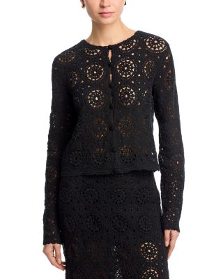 Crochet Cardigan & Midi Skirt 