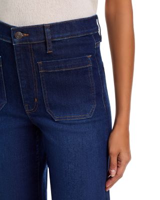 The Anchor High Rise Ankle Wide Leg Jeans in Cicero