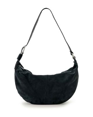 Luna Suede Shoulder Bag
