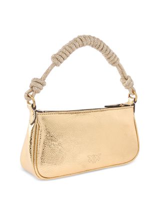 Metallic Leather Handbag