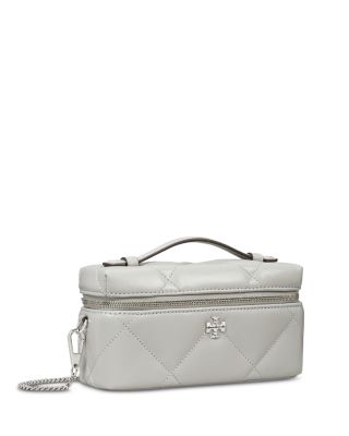 Kira Diamond Quilted Charm East-West Vanity Case