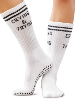 Crying & Trying Grip Socks