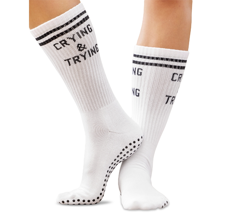 Souls. Crying & Trying Grip Socks