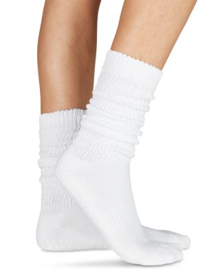 White Cloud Grip Socks
