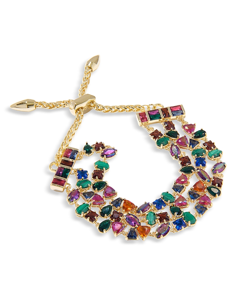 Kendra Scott Isabelle Mixed Stone Statement Bracelet In Multi