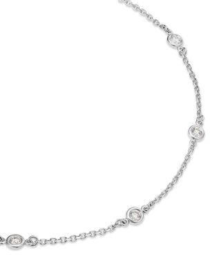 Diamond Bezel Station Bracelet in 14K Yellow Gold, 0.25 tcw