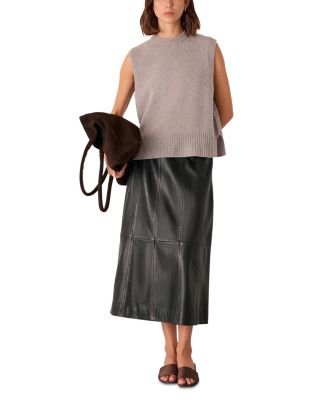 Sleeveless Wool Top