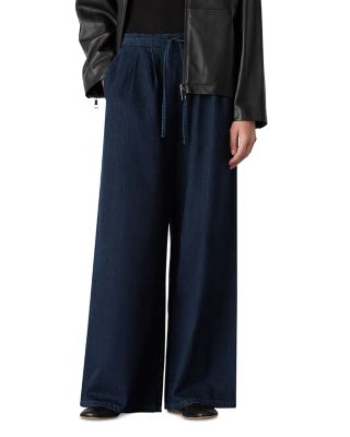 Pleated Wide Leg Pants
