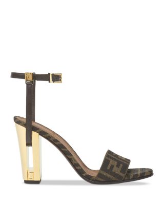 Women's Delfina FF Jacquard High Heel Sandals