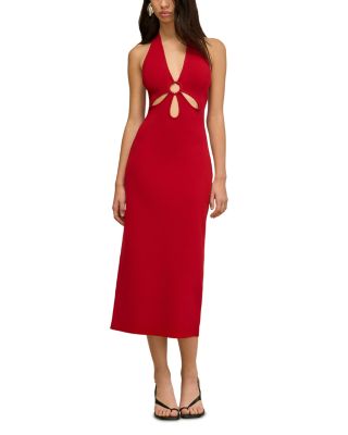 Vinna Halter Midi Dress