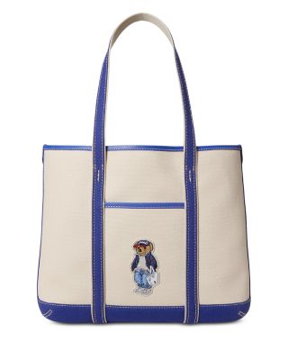 Polo Bear Small Canvas Shopper Tote