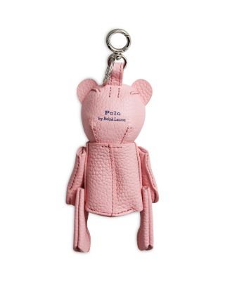 Polo Bear Leather Bag Charm  