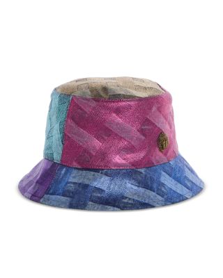 Metallic Denim Bucket Hat