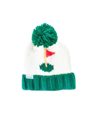 Boys' Golf Flag Bobble Hat - Big Kid