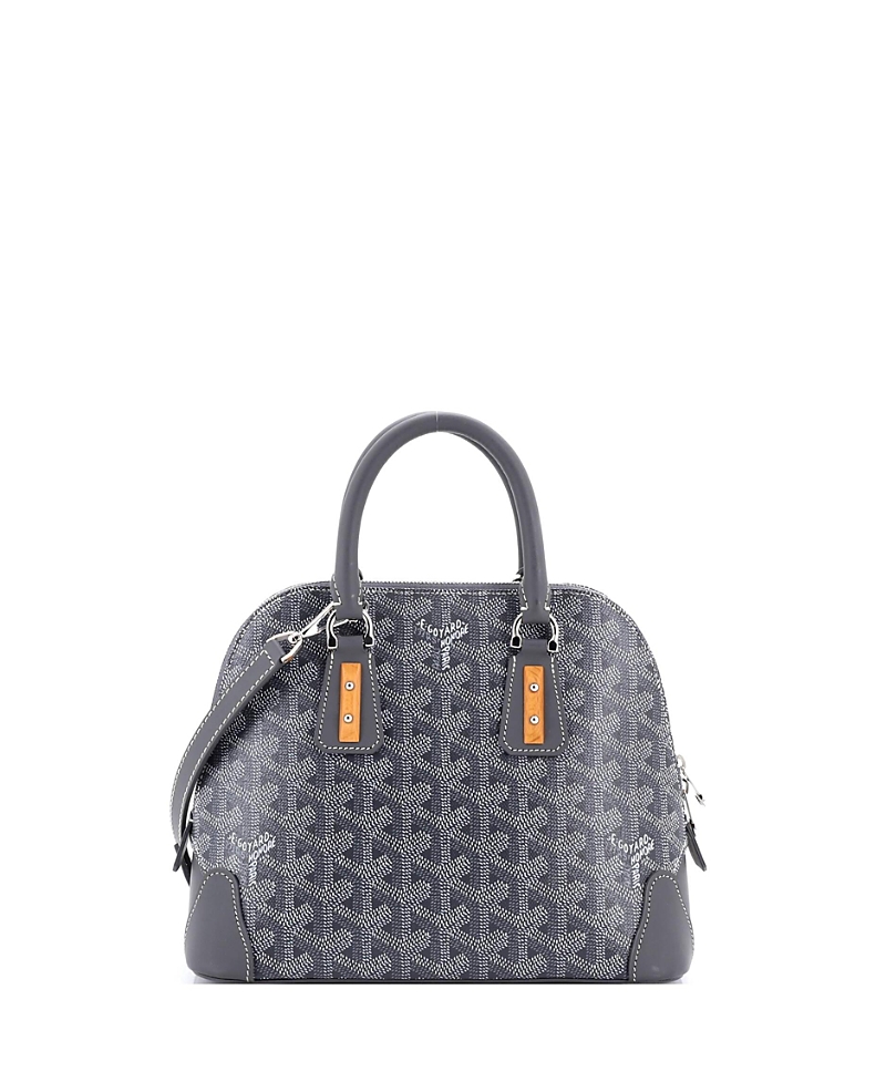 PRE-OWNED GOYARD Pre-owned Goyard Mini Vendome Bag Coated Canvas In Gray