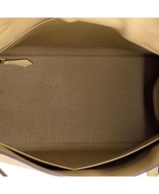Kelly 28 Handbag Light Togo with Gold Hardware