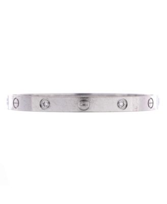  Love 4 Diamond Bracelet 18K White Gold and Diamonds