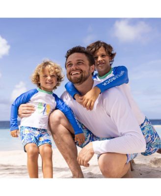 Boys' Breakwater Beach Long Sleeve Rash Top - Little Kid, Big Kid