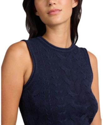  Linen Cable Knit Tank