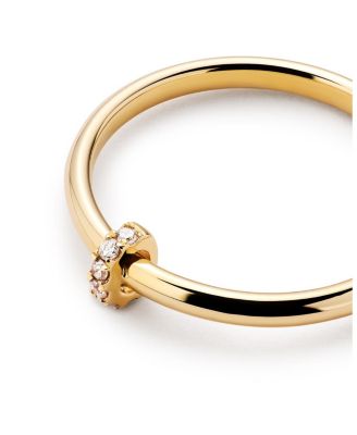 Solid Gold Lab Grown Diamond Link Ring