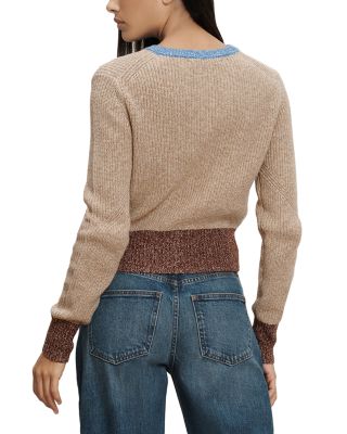 Ibra Crewneck Cardigan Sweater