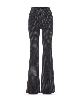 Crosbie High Rise Wide Leg Jeans in Washed Onyx