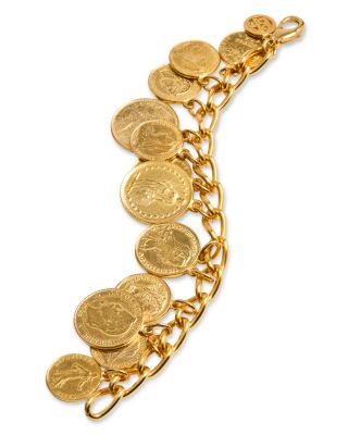 Coin Charm Bracelet